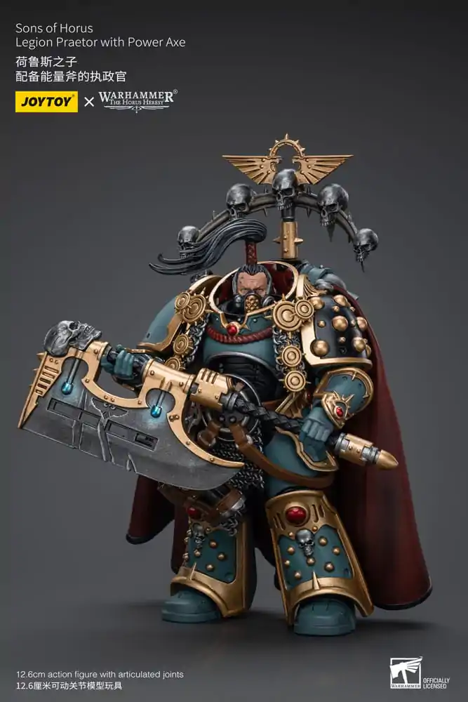 Warhammer The Horus Heresy akcijska figura 1/18 Sons of Horus Legion Praetor with Power Axe 12 cm fotografija proizvoda