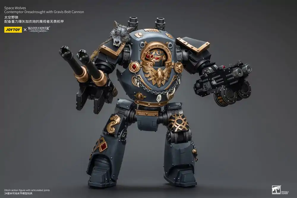 Warhammer The Horus Heresy akcijska figura 1/18 Space Wolves Contemptor Dreadnought s Gravis Bolt Cannon 12 cm fotografija proizvoda