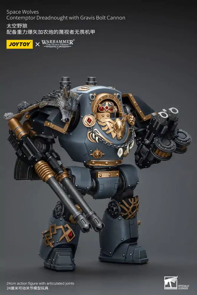 Warhammer The Horus Heresy akcijska figura 1/18 Space Wolves Contemptor Dreadnought s Gravis Bolt Cannon 12 cm fotografija proizvoda