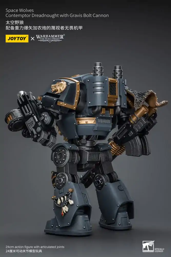 Warhammer The Horus Heresy akcijska figura 1/18 Space Wolves Contemptor Dreadnought s Gravis Bolt Cannon 12 cm fotografija proizvoda