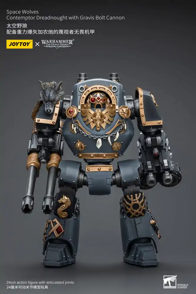 Warhammer The Horus Heresy akcijska figura 1/18 Space Wolves Contemptor Dreadnought s Gravis Bolt Cannon 12 cm fotografija proizvoda