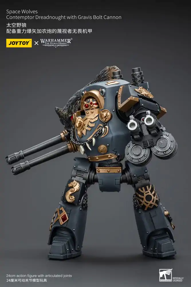 Warhammer The Horus Heresy akcijska figura 1/18 Space Wolves Contemptor Dreadnought s Gravis Bolt Cannon 12 cm fotografija proizvoda