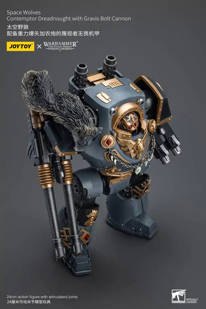 Warhammer The Horus Heresy akcijska figura 1/18 Space Wolves Contemptor Dreadnought s Gravis Bolt Cannon 12 cm fotografija proizvoda