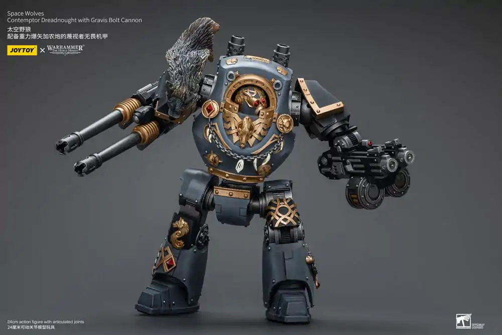 Warhammer The Horus Heresy akcijska figura 1/18 Space Wolves Contemptor Dreadnought s Gravis Bolt Cannon 12 cm fotografija proizvoda