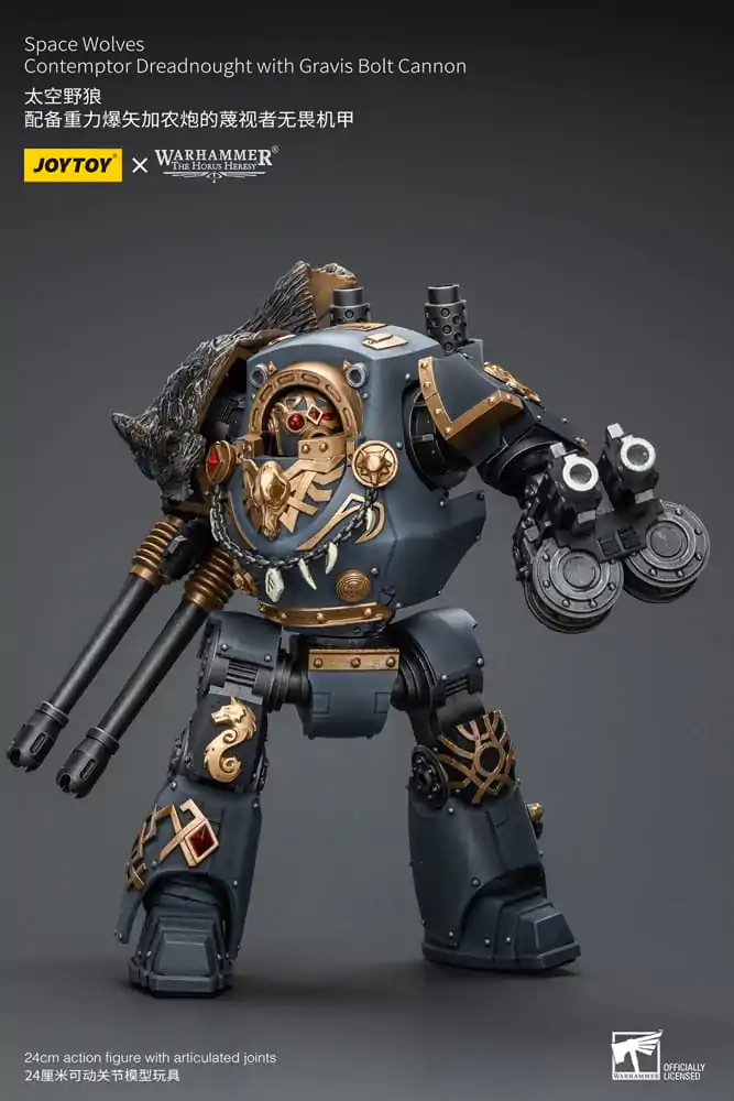 Warhammer The Horus Heresy akcijska figura 1/18 Space Wolves Contemptor Dreadnought s Gravis Bolt Cannon 12 cm fotografija proizvoda