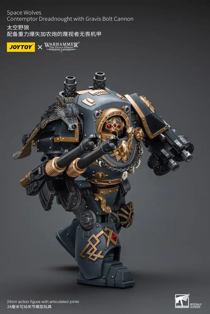 Warhammer The Horus Heresy akcijska figura 1/18 Space Wolves Contemptor Dreadnought s Gravis Bolt Cannon 12 cm fotografija proizvoda