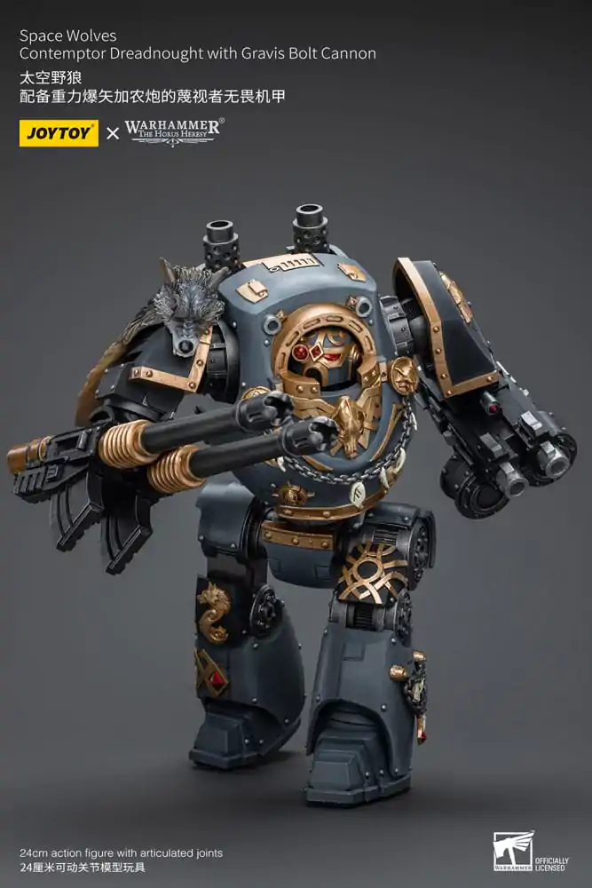 Warhammer The Horus Heresy akcijska figura 1/18 Space Wolves Contemptor Dreadnought s Gravis Bolt Cannon 12 cm fotografija proizvoda