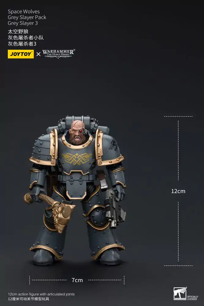 Warhammer The Horus Heresy akcijska figura 1/18 Space Wolves Grey Slayer paket Grey Slayer 3 12 cm fotografija proizvoda