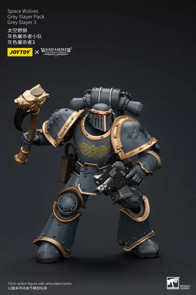 Warhammer The Horus Heresy akcijska figura 1/18 Space Wolves Grey Slayer paket Grey Slayer 3 12 cm fotografija proizvoda