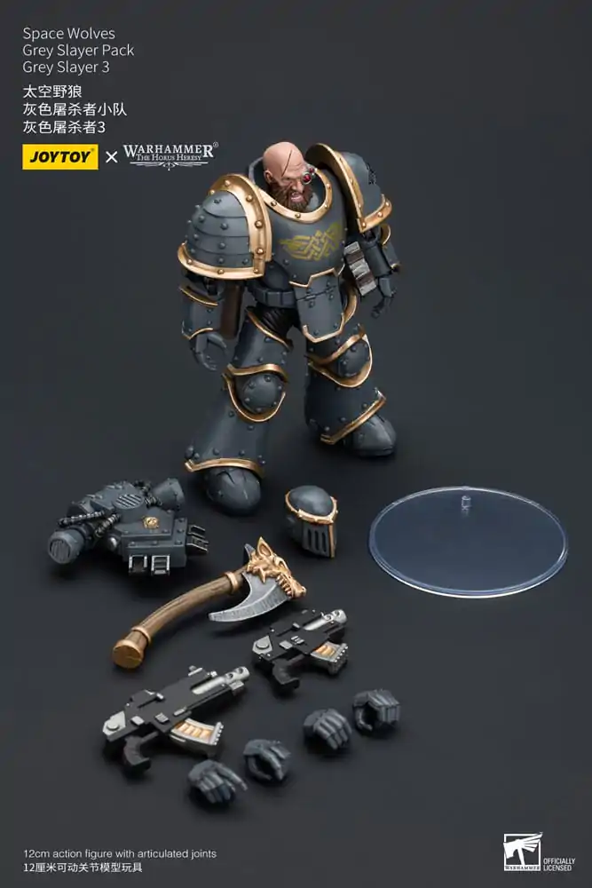 Warhammer The Horus Heresy akcijska figura 1/18 Space Wolves Grey Slayer paket Grey Slayer 3 12 cm fotografija proizvoda