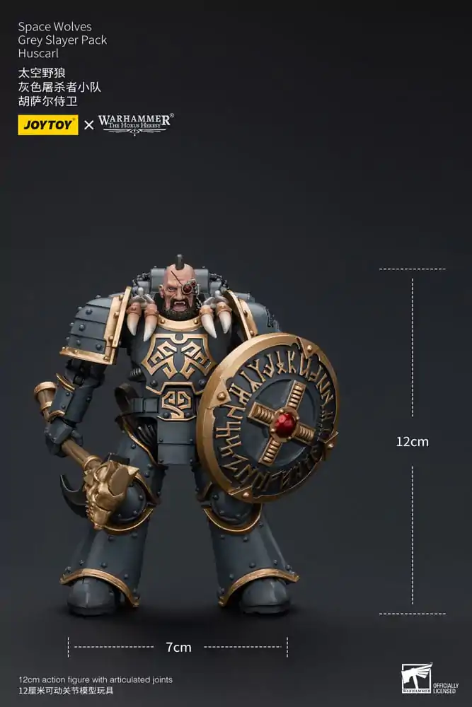 Warhammer The Horus Heresy akcijska figura 1/18 Space Wolves Grey Slayer Pack Huscarl 12 cm fotografija proizvoda