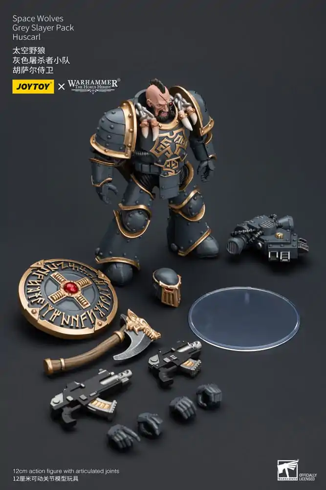 Warhammer The Horus Heresy akcijska figura 1/18 Space Wolves Grey Slayer Pack Huscarl 12 cm fotografija proizvoda