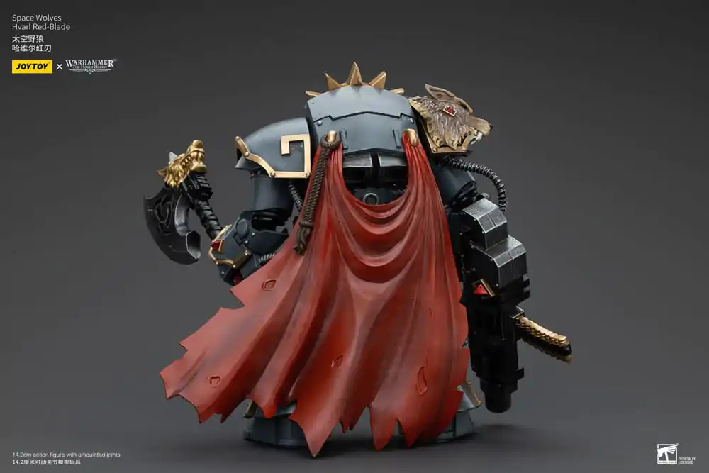 Warhammer The Horus Heresy akcijska figura 1/18 Space Wolves Hvarl Red-Blade 14 cm fotografija proizvoda