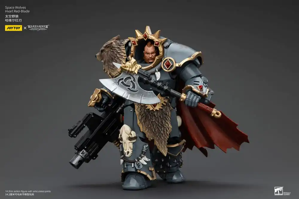 Warhammer The Horus Heresy akcijska figura 1/18 Space Wolves Hvarl Red-Blade 14 cm fotografija proizvoda