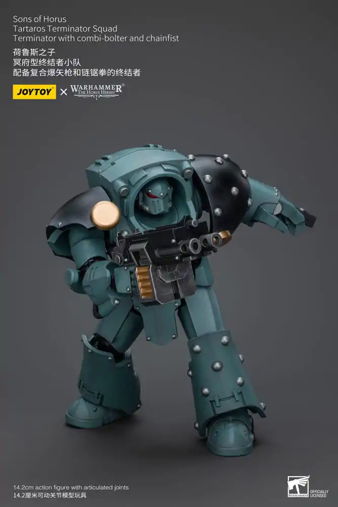 Warhammer The Horus Heresy akcijska figura 1/18 Tartaros Terminator Squad Terminator s Combi-Bolterom i lančanom šakom 12 cm fotografija proizvoda