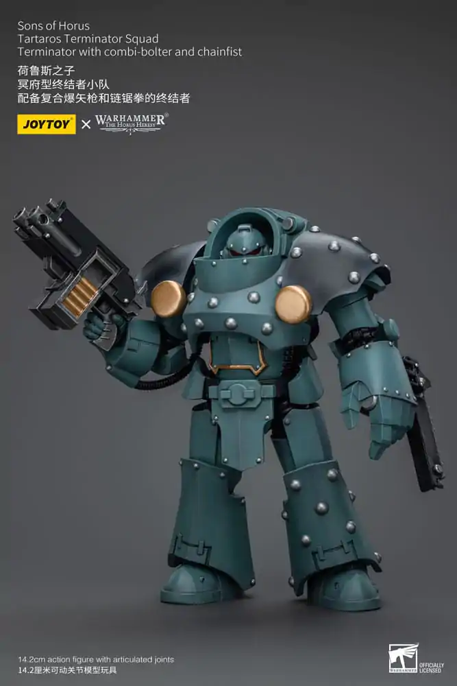 Warhammer The Horus Heresy akcijska figura 1/18 Tartaros Terminator Squad Terminator s Combi-Bolterom i lančanom šakom 12 cm fotografija proizvoda