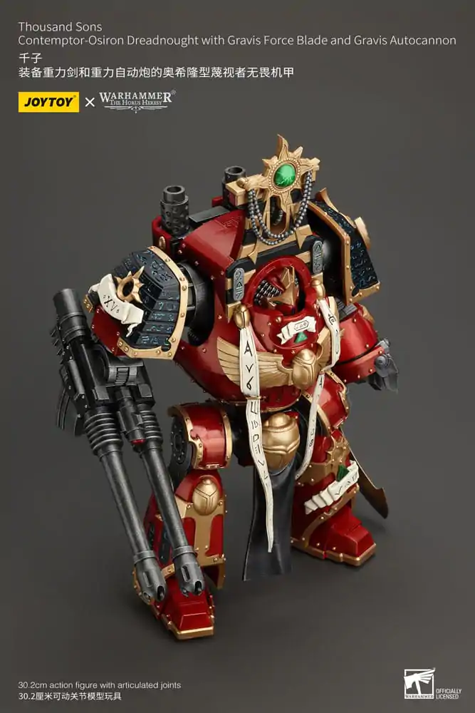 Warhammer The Horus Heresy akcijska figura 1/18 Thousand Sons Contemptor-Osiron Dreadnought s Gravis Force Blade i Gravis Autocannon 30 cm fotografija proizvoda