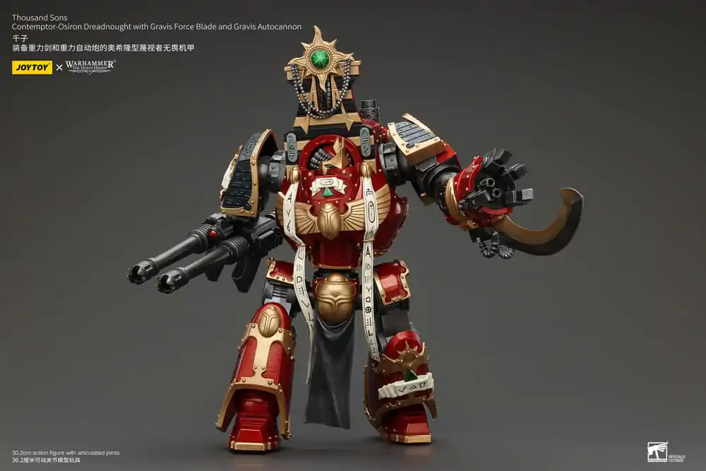 Warhammer The Horus Heresy akcijska figura 1/18 Thousand Sons Contemptor-Osiron Dreadnought s Gravis Force Blade i Gravis Autocannon 30 cm fotografija proizvoda