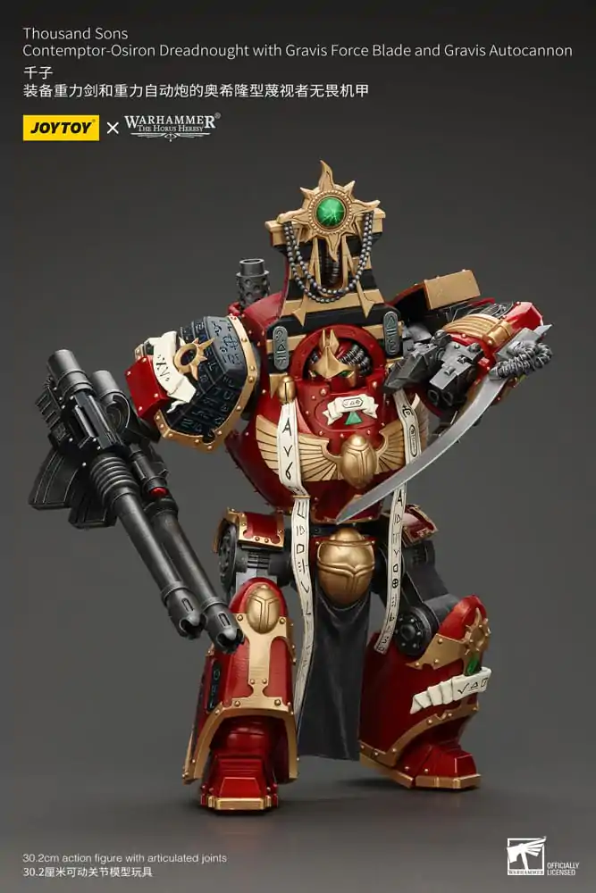 Warhammer The Horus Heresy akcijska figura 1/18 Thousand Sons Contemptor-Osiron Dreadnought s Gravis Force Blade i Gravis Autocannon 30 cm fotografija proizvoda