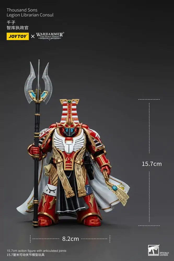 Warhammer The Horus Heresy akcijska figura 1/18 Thousand Sons Legion Librarian Consut 16 cm fotografija proizvoda