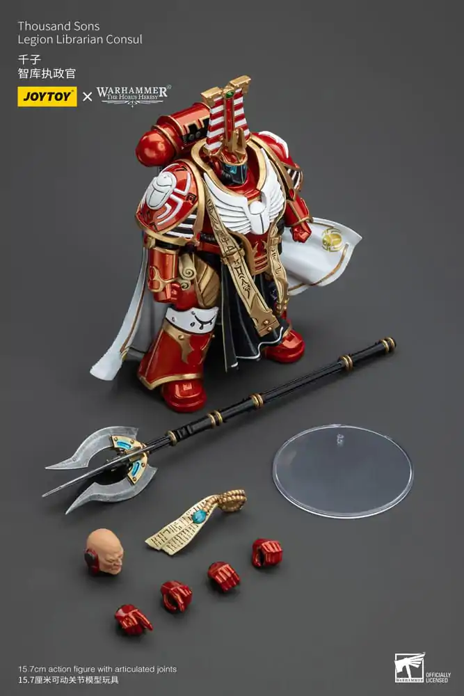 Warhammer The Horus Heresy akcijska figura 1/18 Thousand Sons Legion Librarian Consut 16 cm fotografija proizvoda