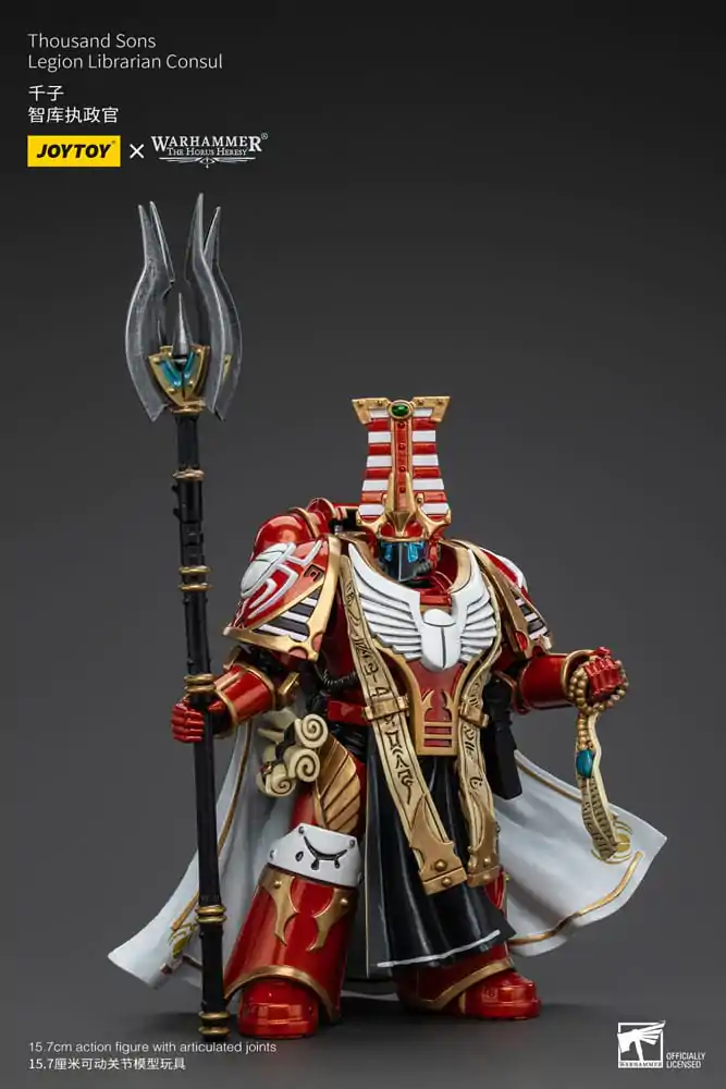 Warhammer The Horus Heresy akcijska figura 1/18 Thousand Sons Legion Librarian Consut 16 cm fotografija proizvoda