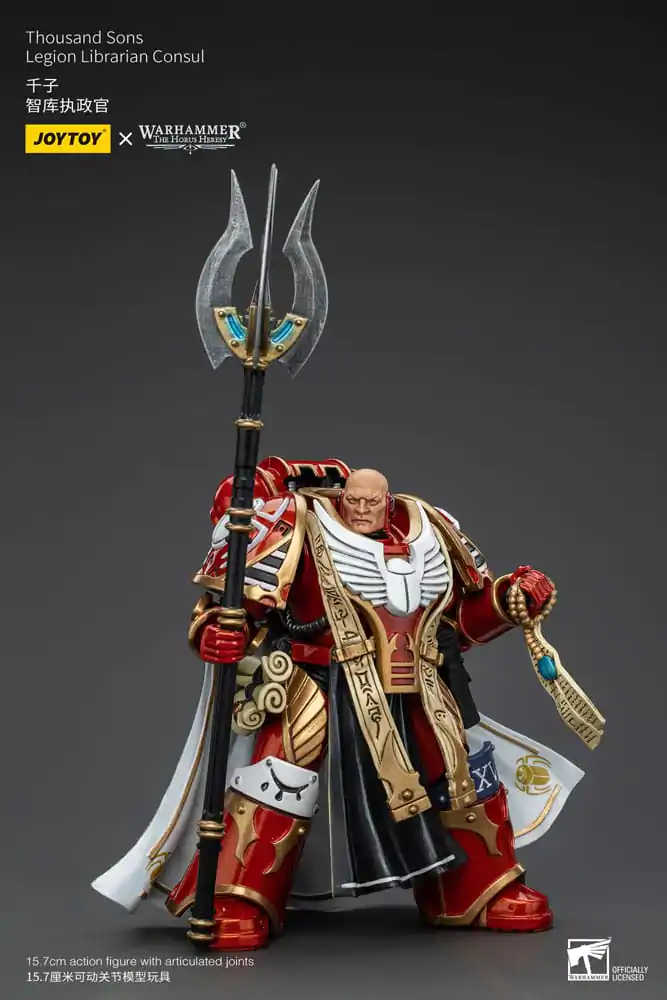 Warhammer The Horus Heresy akcijska figura 1/18 Thousand Sons Legion Librarian Consut 16 cm fotografija proizvoda