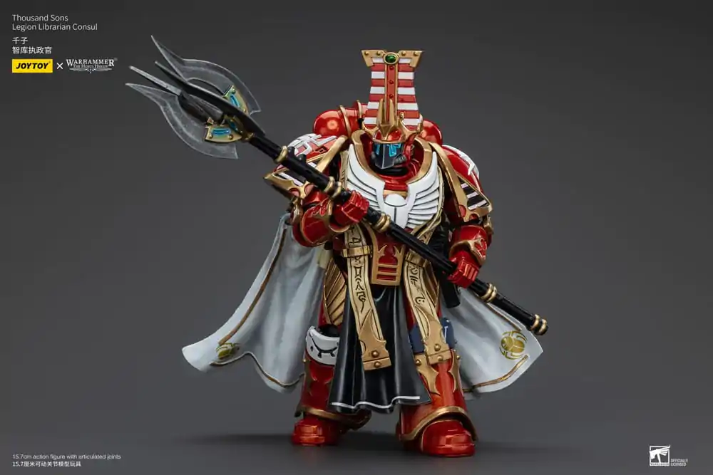 Warhammer The Horus Heresy akcijska figura 1/18 Thousand Sons Legion Librarian Consut 16 cm fotografija proizvoda