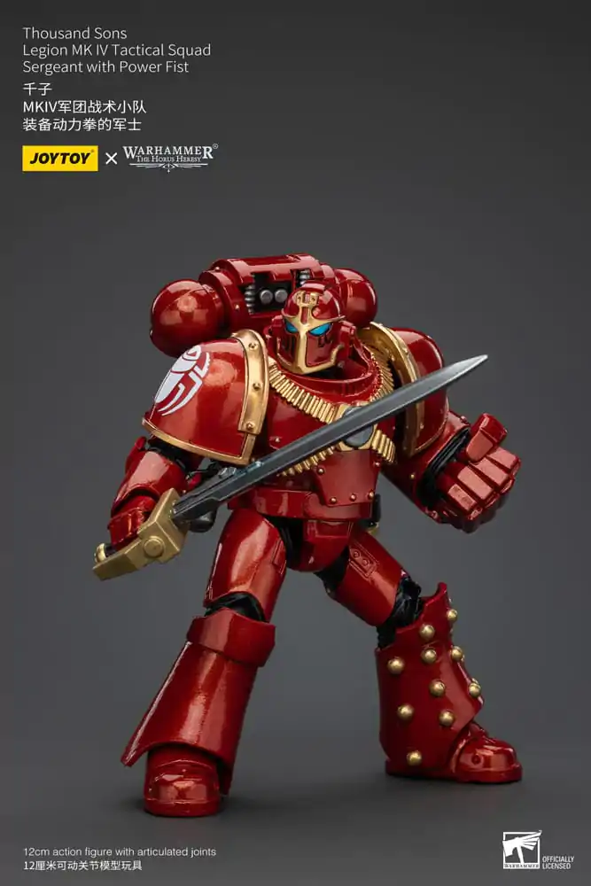 Warhammer The Horus Heresy akcijska figura 1/18 Thousand Sons Legion MK IV Tactical Squad Narednik sa Power Fist 12 cm fotografija proizvoda