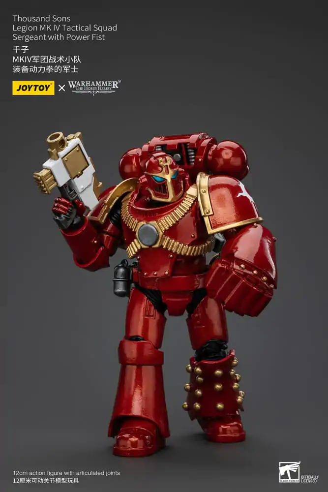 Warhammer The Horus Heresy akcijska figura 1/18 Thousand Sons Legion MK IV Tactical Squad Narednik sa Power Fist 12 cm fotografija proizvoda