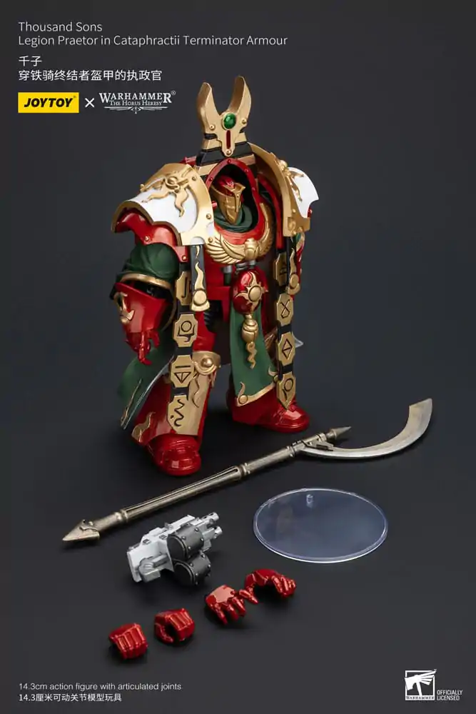 Warhammer The Horus Heresy akcijska figura 1/18 Thousand sons Legion Praetor u Cataphractii Terminator oklopu 12 cm fotografija proizvoda