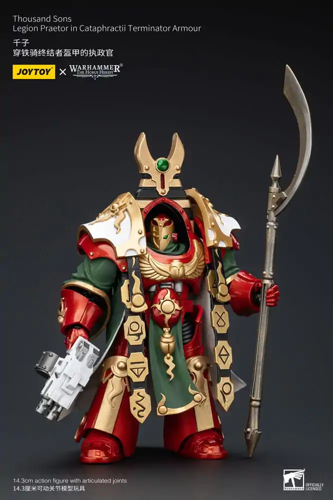 Warhammer The Horus Heresy akcijska figura 1/18 Thousand sons Legion Praetor u Cataphractii Terminator oklopu 12 cm fotografija proizvoda