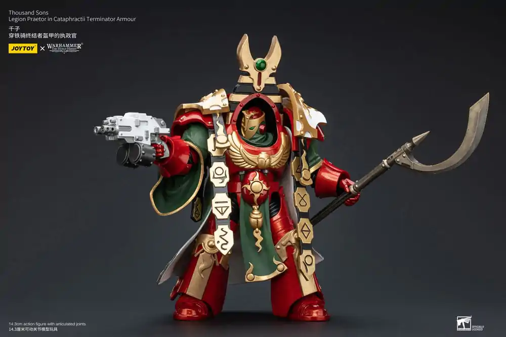 Warhammer The Horus Heresy akcijska figura 1/18 Thousand sons Legion Praetor u Cataphractii Terminator oklopu 12 cm fotografija proizvoda