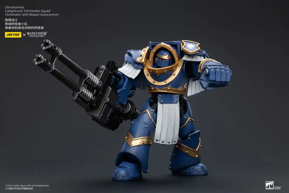 Warhammer The Horus Heresy akcijska figura 1/18 Ultramarines Cataphractii Terminator Squad Terminator s Reaper Autocannon 14 cm fotografija proizvoda