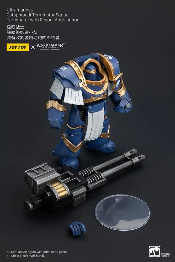 Warhammer The Horus Heresy akcijska figura 1/18 Ultramarines Cataphractii Terminator Squad Terminator s Reaper Autocannon 14 cm fotografija proizvoda