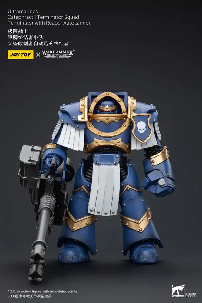 Warhammer The Horus Heresy akcijska figura 1/18 Ultramarines Cataphractii Terminator Squad Terminator s Reaper Autocannon 14 cm fotografija proizvoda