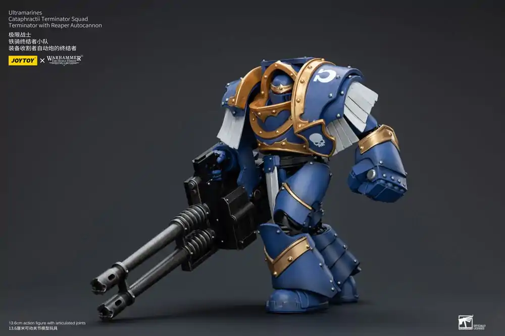 Warhammer The Horus Heresy akcijska figura 1/18 Ultramarines Cataphractii Terminator Squad Terminator s Reaper Autocannon 14 cm fotografija proizvoda