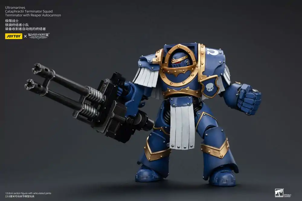 Warhammer The Horus Heresy akcijska figura 1/18 Ultramarines Cataphractii Terminator Squad Terminator s Reaper Autocannon 14 cm fotografija proizvoda