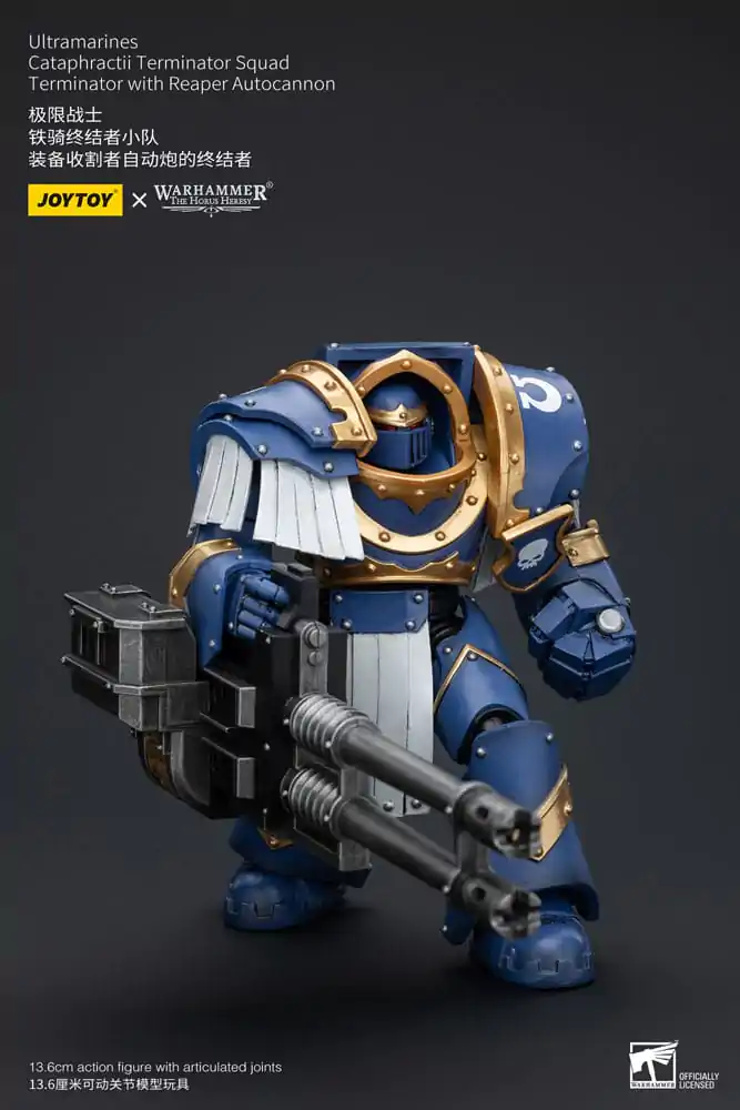 Warhammer The Horus Heresy akcijska figura 1/18 Ultramarines Cataphractii Terminator Squad Terminator s Reaper Autocannon 14 cm fotografija proizvoda