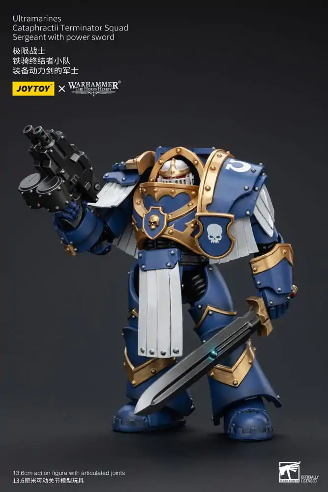 Warhammer The Horus Heresy akcijska figura 1/18 Ultramarines Cataphractii Terminator Squad Narednik s Power Sword 14 cm fotografija proizvoda