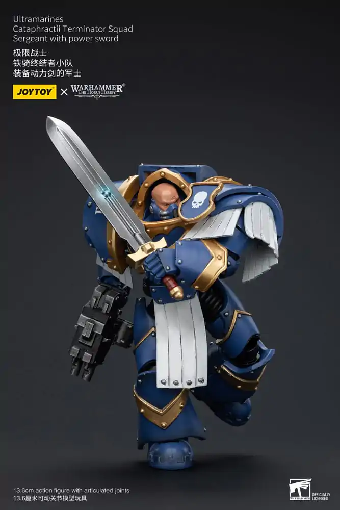 Warhammer The Horus Heresy akcijska figura 1/18 Ultramarines Cataphractii Terminator Squad Narednik s Power Sword 14 cm fotografija proizvoda