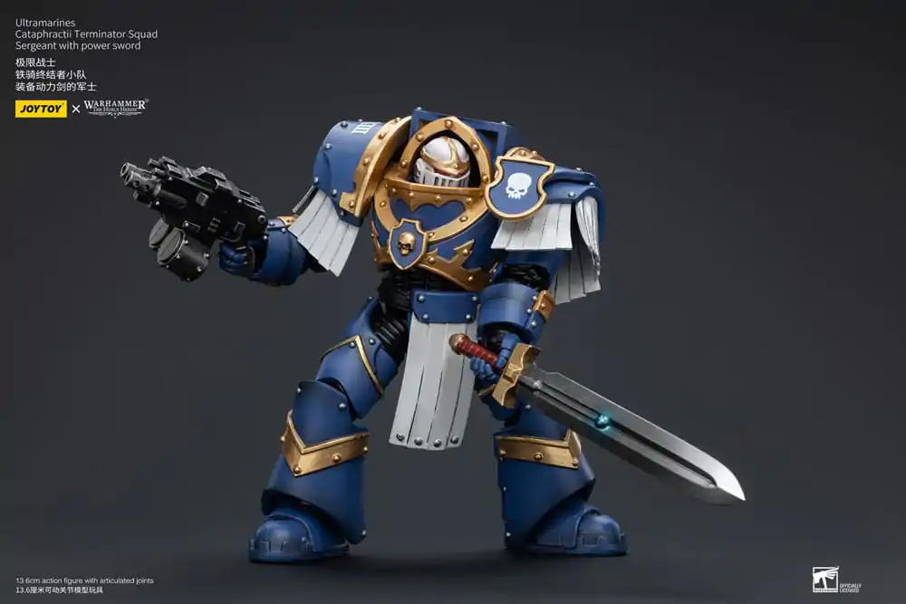 Warhammer The Horus Heresy akcijska figura 1/18 Ultramarines Cataphractii Terminator Squad Narednik s Power Sword 14 cm fotografija proizvoda