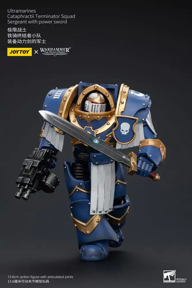 Warhammer The Horus Heresy akcijska figura 1/18 Ultramarines Cataphractii Terminator Squad Narednik s Power Sword 14 cm fotografija proizvoda