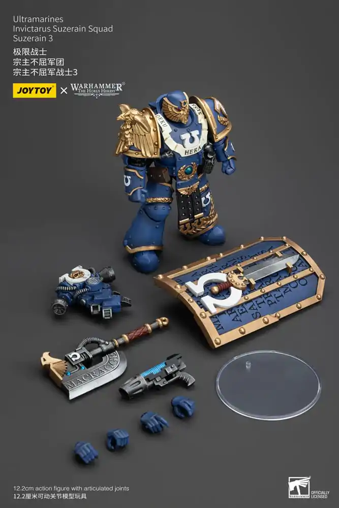 Warhammer The Horus Heresy akcijska figura 1/18 Ultramarines Invictarus Suzerain Squad Suzerain 3 12 cm fotografija proizvoda