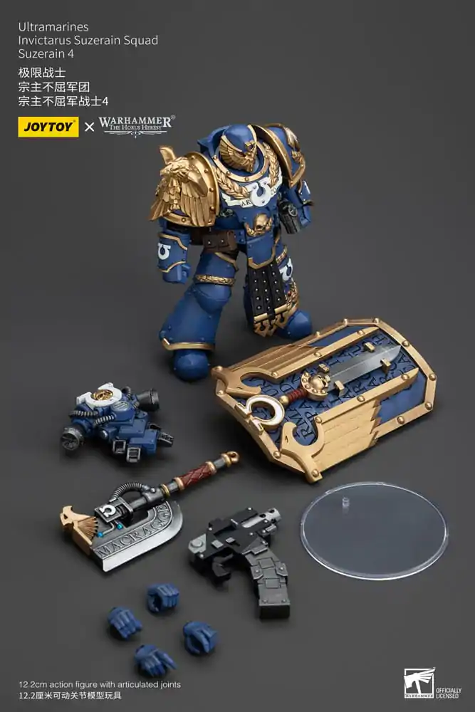 Warhammer The Horus Heresy akcijska figura 1/18 Ultramarines Invictarus Suzerain Squad Suzerain 4 12 cm fotografija proizvoda