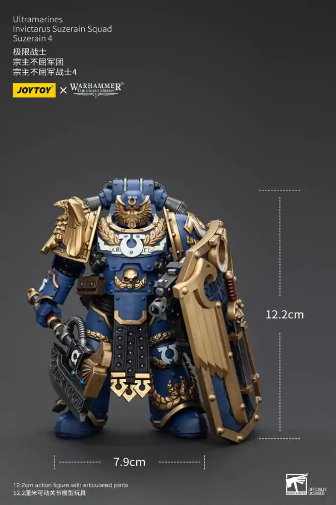 Warhammer The Horus Heresy akcijska figura 1/18 Ultramarines Invictarus Suzerain Squad Suzerain 4 12 cm fotografija proizvoda