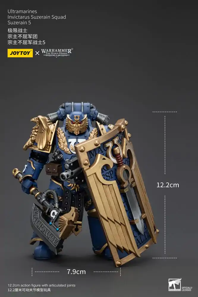 Warhammer The Horus Heresy Akcijska figura 1/18 Ultramarines Invictarus Suzerain Squad Suzerain 5 12 cm fotografija proizvoda