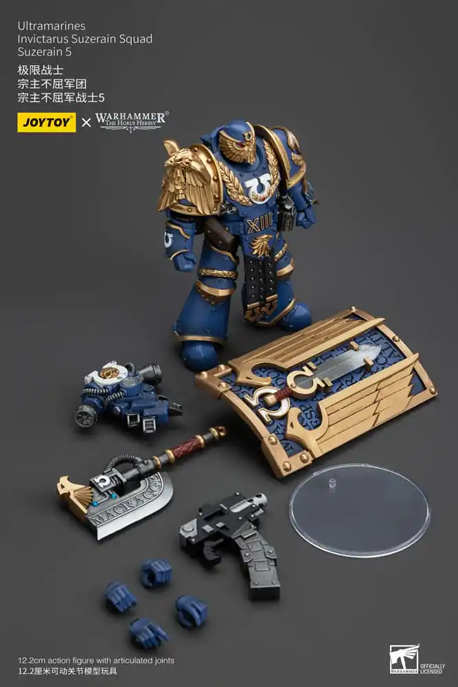 Warhammer The Horus Heresy Akcijska figura 1/18 Ultramarines Invictarus Suzerain Squad Suzerain 5 12 cm fotografija proizvoda