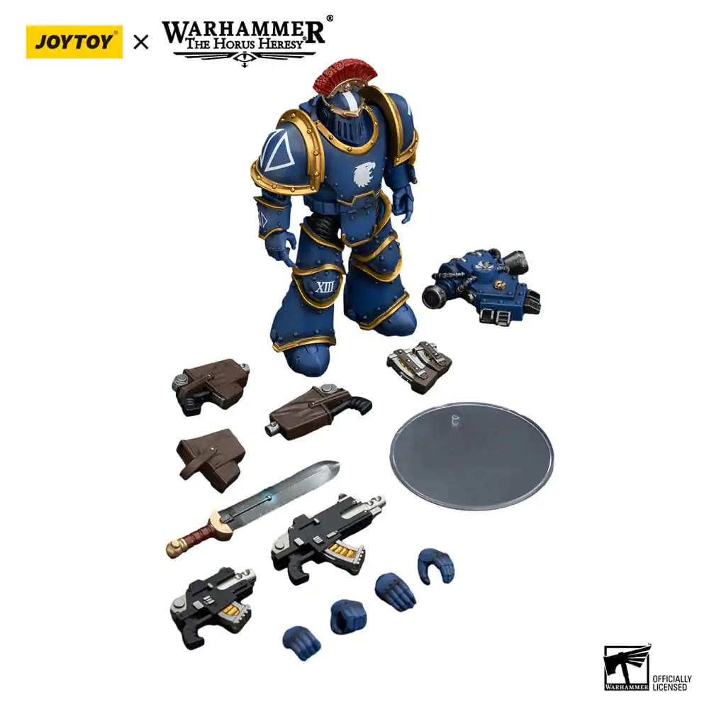 Warhammer The Horus Heresy akcijska figura 1/18 Ultramarines Legion MKIII Tactical Squad Sergeant s Power Sword 12 cm fotografija proizvoda