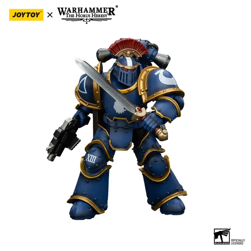 Warhammer The Horus Heresy akcijska figura 1/18 Ultramarines Legion MKIII Tactical Squad Sergeant s Power Sword 12 cm fotografija proizvoda